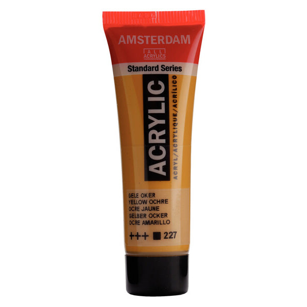 Amsterdam Standard Series Acrylic Paints - Yellow Ochre, 120ml