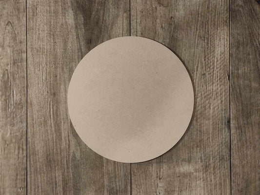 MDF board - round - 3mm thick