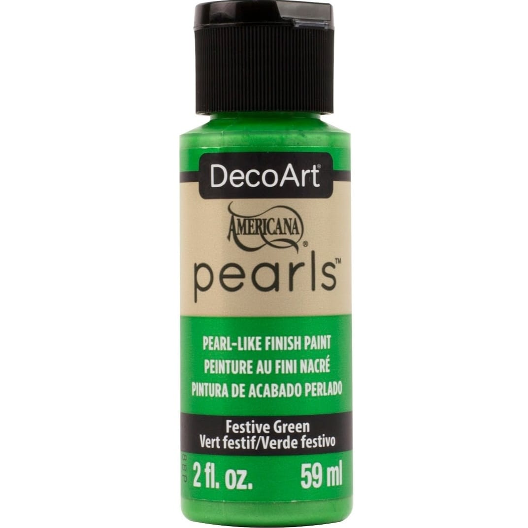 Pearls - Festive Green