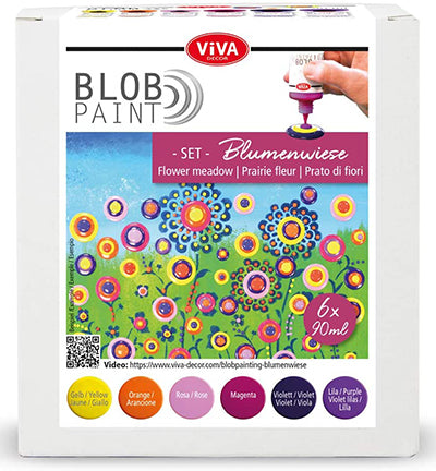 Blobpaint set - Flower meadow