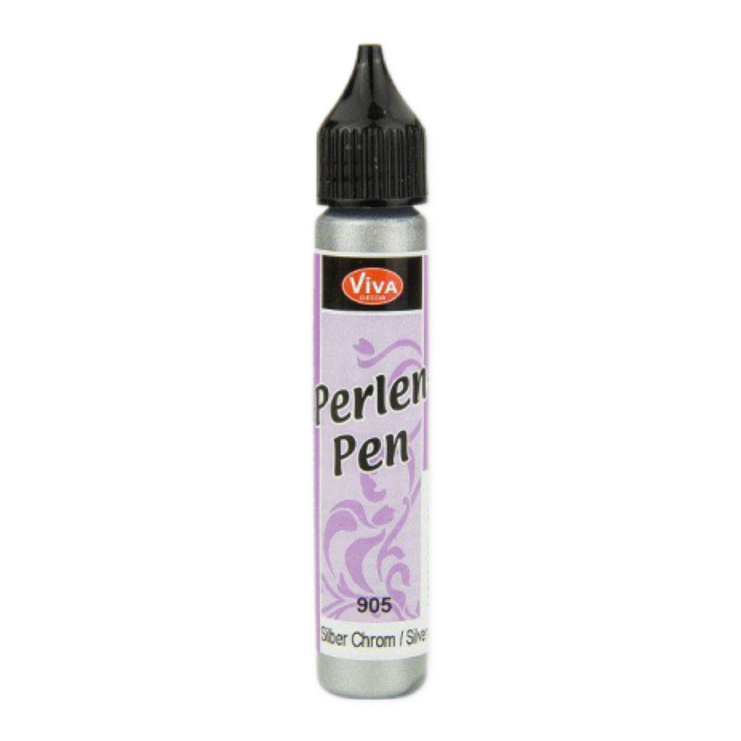 Perlen Pen - Silber Chrome