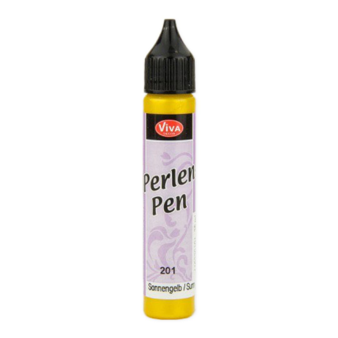 Perlen Pen - Sonnengelb