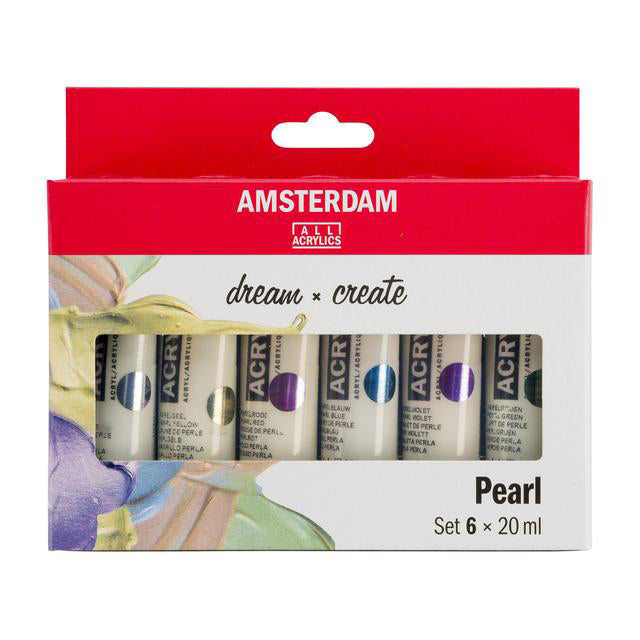 Amsterdam Standard Acrlyfarben 6 x 20 ml - Pearl